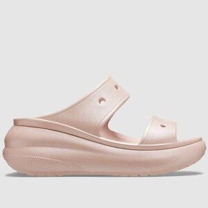NWOT CROCS Classic Men's Crush Shimmer Pink Clay Sz 12